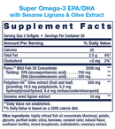 comprehensive nutrient packs advanced life extension supplement facts