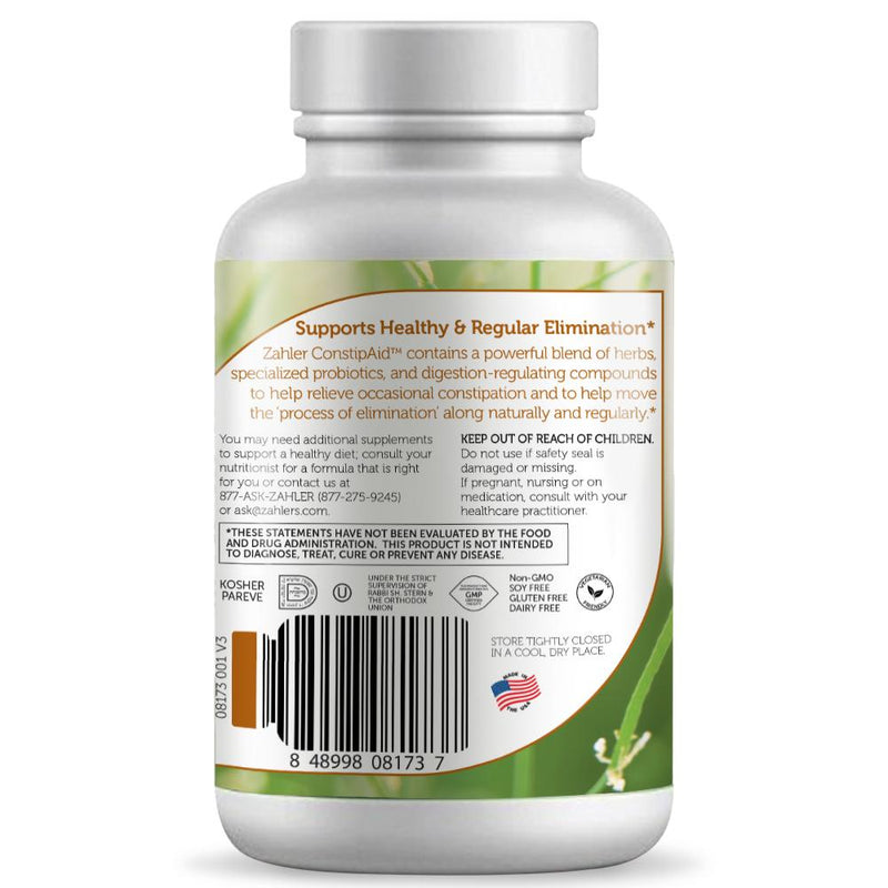 ConstipAid (Advanced Nutrition by Zahler) Side 1
