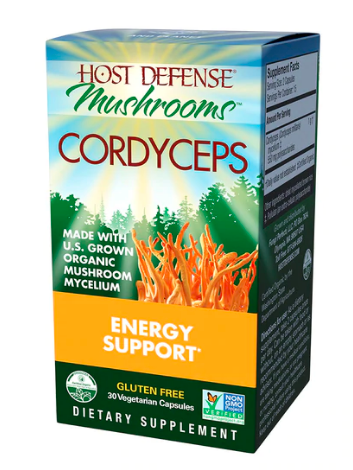 Cordyceps - Host Defense Mushrooms - CAPSULES 30ct Front