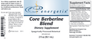 core berberine blend (energetix) label