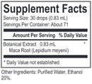 core maca gold (energetix) supplement facts