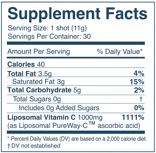 Coromega Vitamin C (Coromega) Supplement Facts