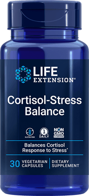 cortisol-stress balance (life extension)