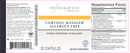 cortisol manager allergen free (integrative therapeutics) label