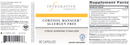 cortisol manager allergen free (integrative therapeutics) label