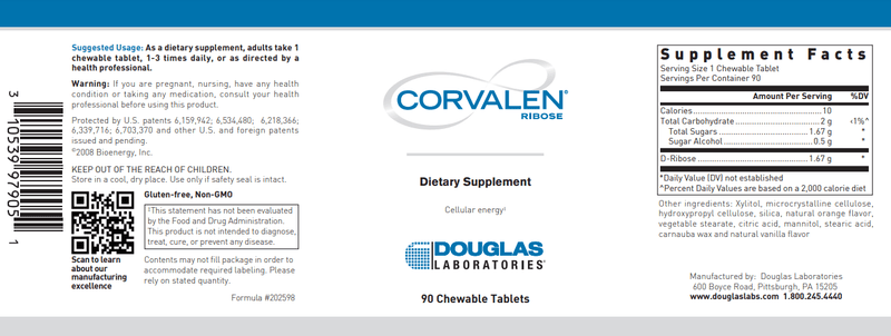Buy Corvalen Chewables Douglas Labs
