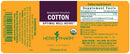 cotton (herb pharm) label