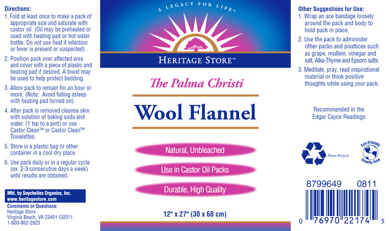 Cotton Flannel Organic (Heritage) Label