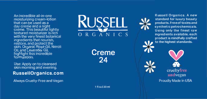 Creme 24 (Russell Organics) Label