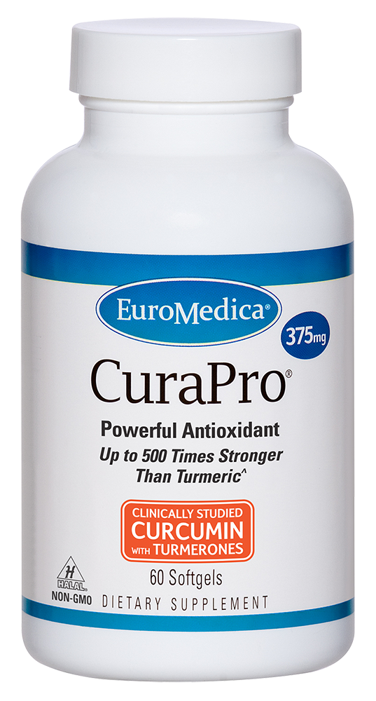 CuraPro 375 mg 60 gels (Euromedica) Front