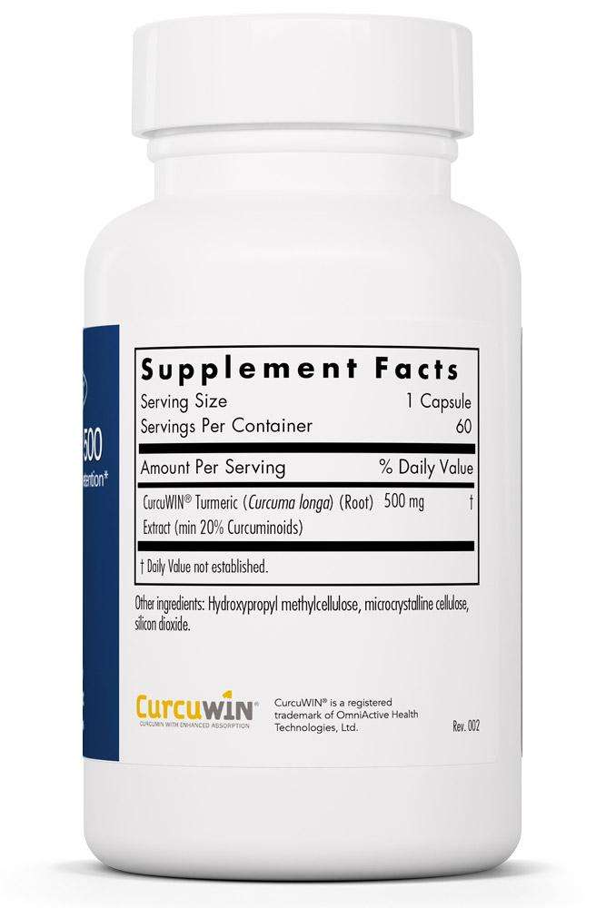 CurcuWIN 500 Allergy Research Group Supplement