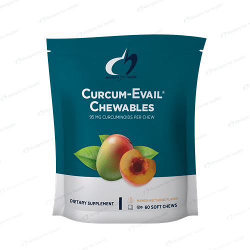 Curcum-Evail Chewables (Designs for Health) Front