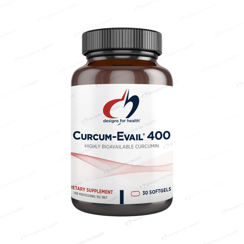 Curcum-Evail 400 (Designs for Health) 30ct Front