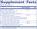 curcumasorb mind pure encapsulations supplement facts
