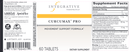curcumax pro (integrative therapeutics) label
