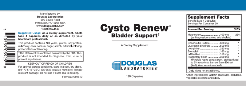 Buy Cysto Renew Douglas Labs