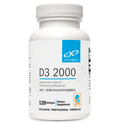 D3 2000 (Xymogen) 120ct