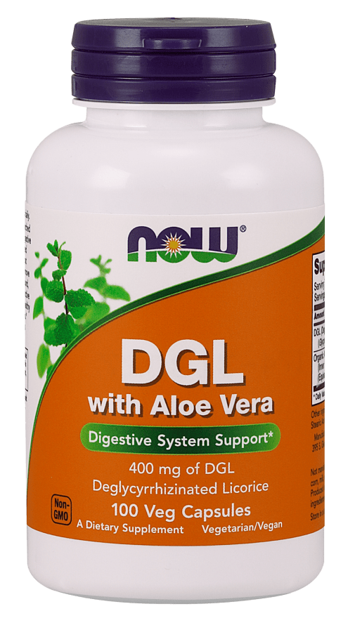 DGL with Aloe Vera (NOW) Front