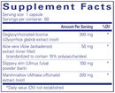 DGL plus pure encapsulations supplement facts