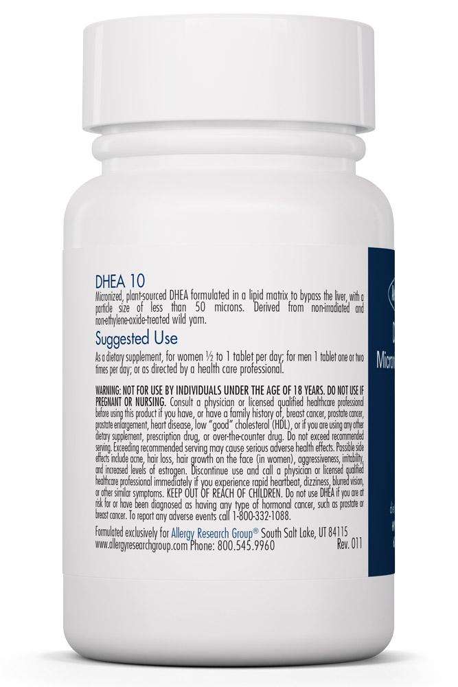Buy DHEA 10 mg Allergy Research Group