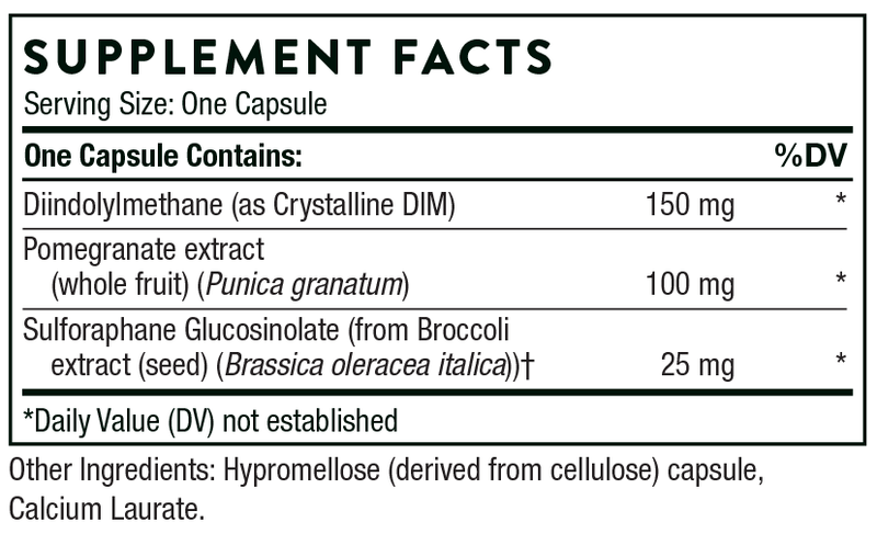 Hormone Advantage (formerly DIM Advantage) (Thorne) supplement facts