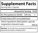 DLPA carlson labs supplement facts
