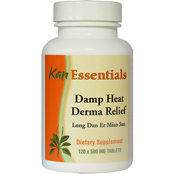 Damp Heat Derma Relief 120 Tablets (Kan Herbs Essentials) Front