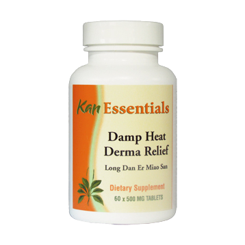 Damp Heat Derma Relief 60 Tablets (Kan Herbs Essentials) Front