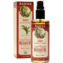 deep tissue massage oil with ginger badger