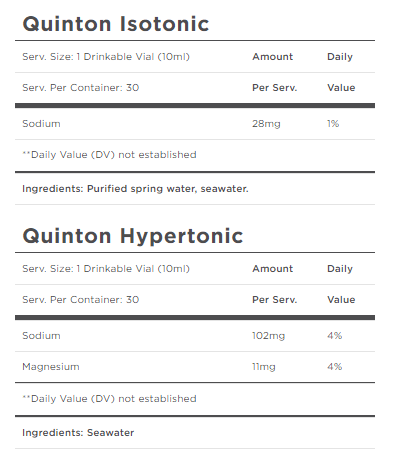 Deluxe Detox Qube®* (Quicksilver Scientific) Quinton Isotonic