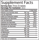 Detox Plus Progena Supplement Facts