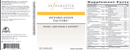 detoxication factors - phase I & phase II liver support (integrative therapeutics) label