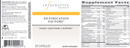 detoxication factors - phase I & phase II liver support (integrative therapeutics) label