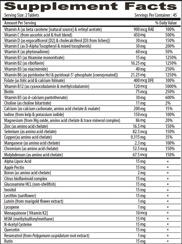 deva vegan tuba prime multi deva nutrition supplement facts