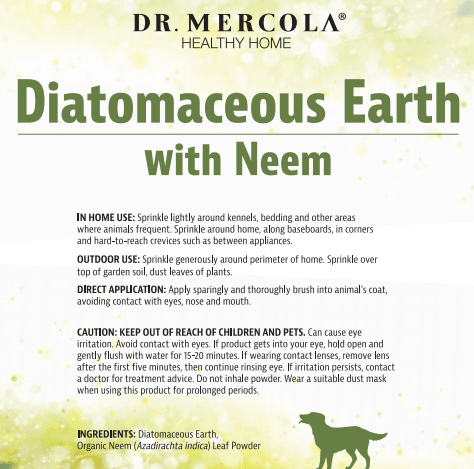 Diatomaceous Earth W/ Neem (Dr. Mercola) Ingredients