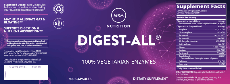 Digest-All (Metabolic Response Modifier) Label