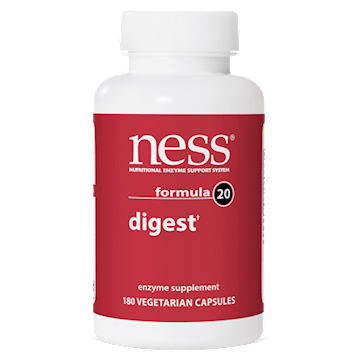 Digest Formula 20 180ct (Ness Enzymes) Front