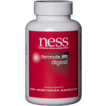 Digest Formula 20 500ct (Ness Enzymes) Front