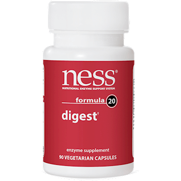 Digest Formula 20 90ct (Ness Enzymes) Front