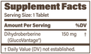 dihydroberberine sr (endurance product company) supplement facts