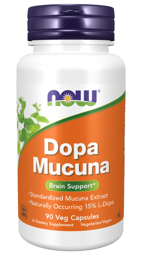 Dopa Mucuna (NOW) Front