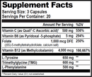 dopamine brain food (natural stacks) supplement facts