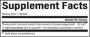 double strength theracurmin (natural factors) supplement facts