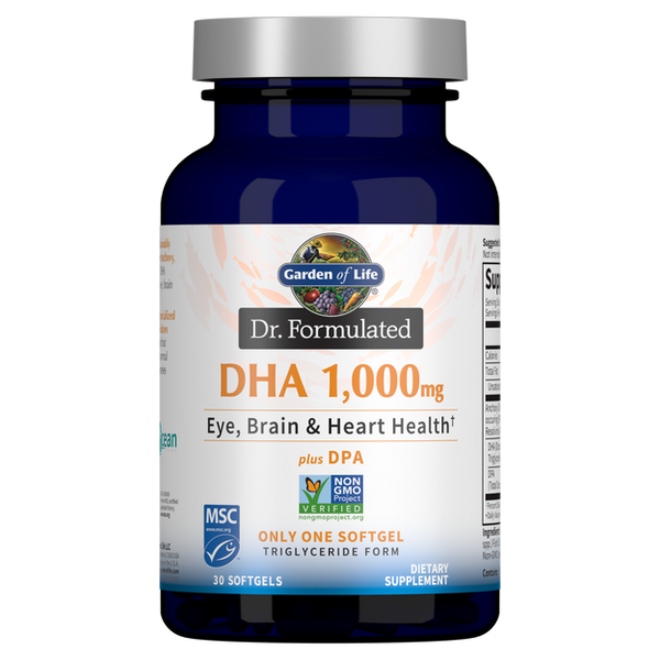 Dr. Formulated DHA 1000 mg (Garden of Life) Front