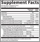 dr. formulated alaskan cod liver oil garden of life supplement facts