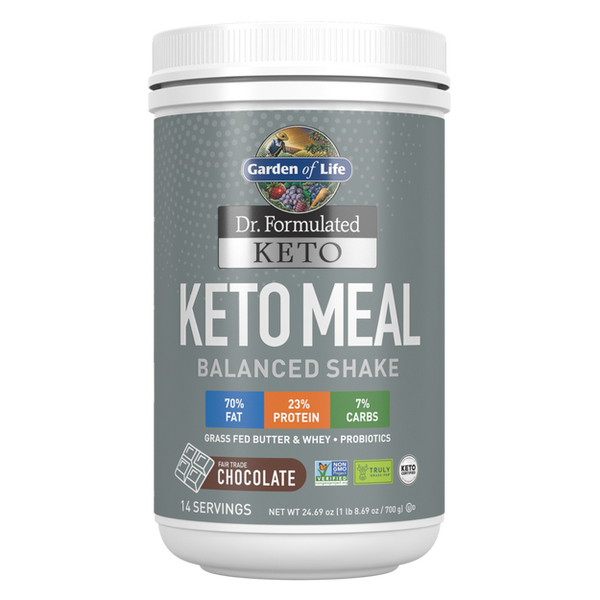 Dr. Formulated Keto Meal Chocolate (Garden of Life) Front