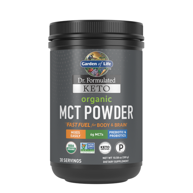 Dr. Formulated Keto Organic MCT (Garden of Life) Front