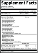 dr. formulated probiotics urinary tract+ garden of life supplement facts