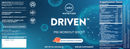 driven pre-workout blood orange (metabolic response modifier) label