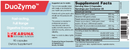 duozyme (karuna responsible nutrition) label